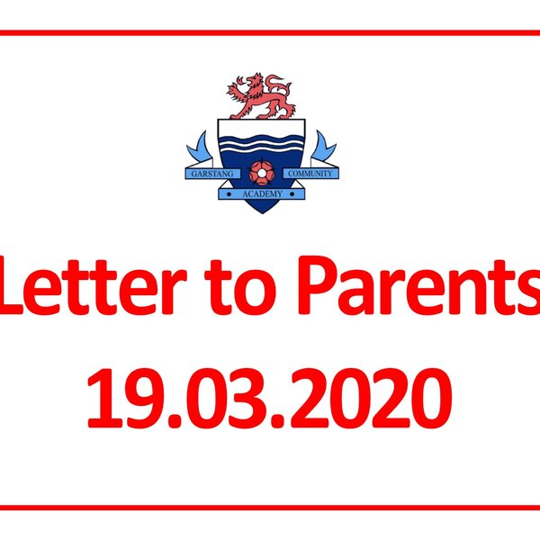 Image of Letter to Parents