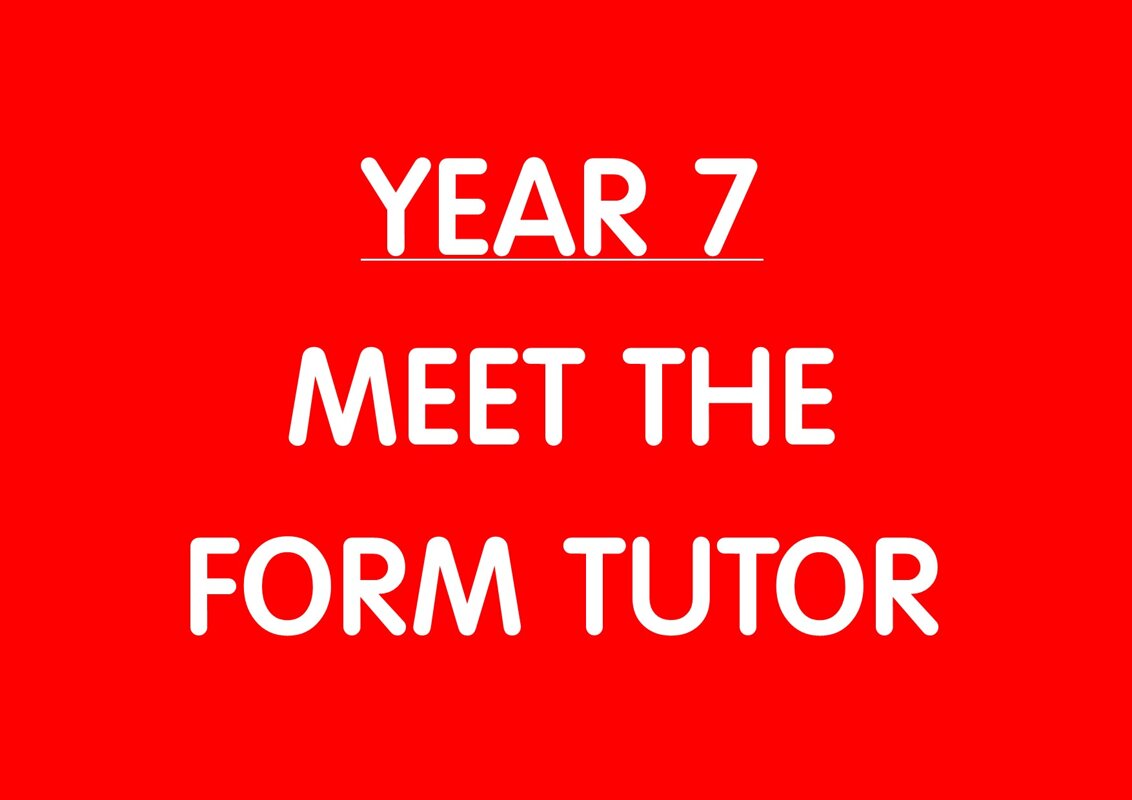 Image of Meet the Form Tutor