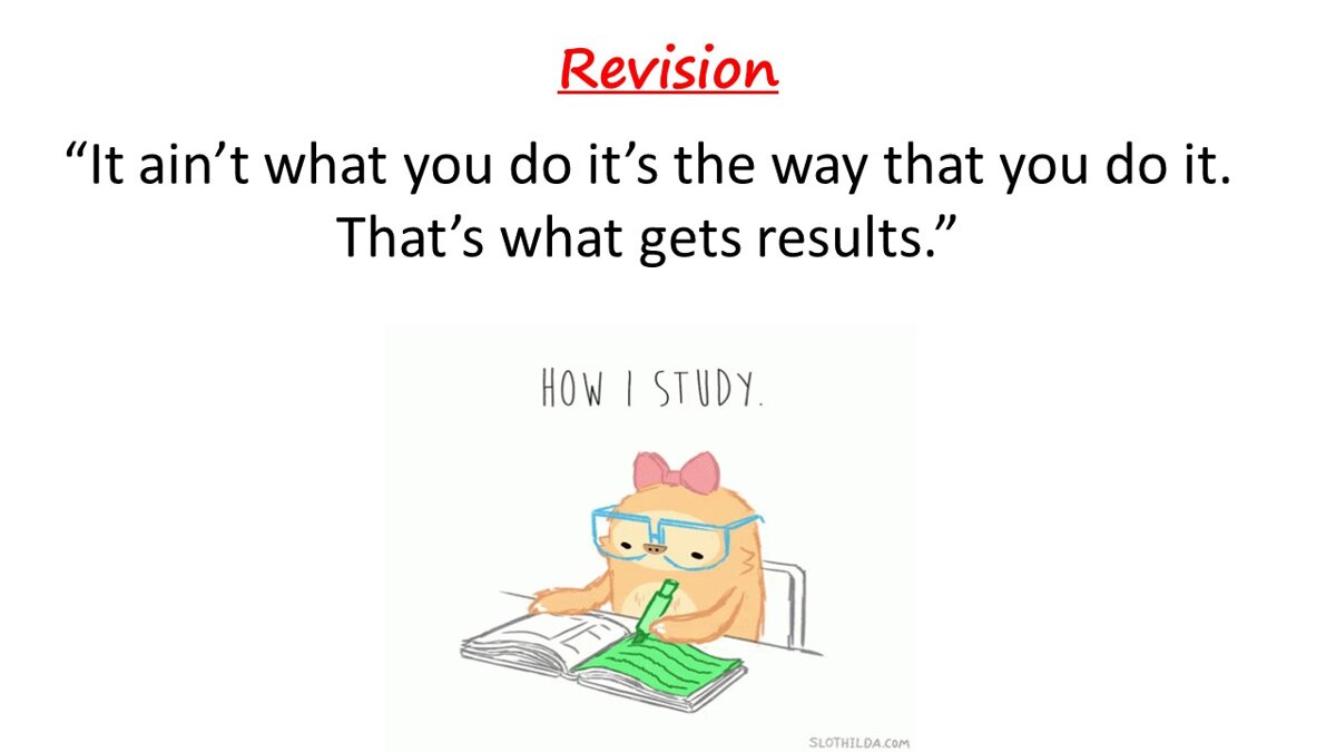 Image of Year 11 Revision Presentation