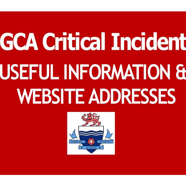 Image of Useful Information & Website Addresses - Advice & Guidance for Issues Raised Around Recent Incident in School