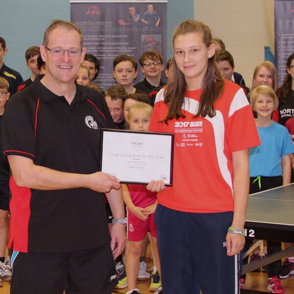 Image of Table Tennis Volunteer of the Year